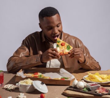 A boy with Eating disorder